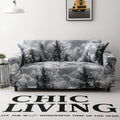 Modernes Polstersofa, mit klarer Formgebung, Farbe: grau